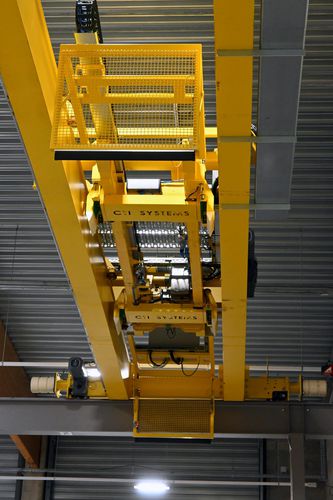 Double-girder overhead crane - CTI Systems S.à r.l. - automated / manual