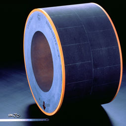 Surfacing wheel - ASAHI Diamond - peripheral / vitrified-bonded CBN / for tools