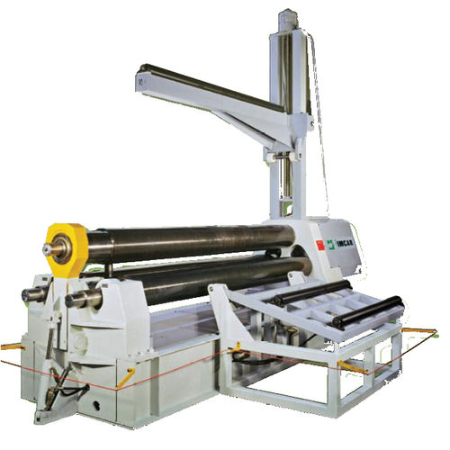 3-roller plate bending machine - SIHR - IMCAR - hydraulic / conical / with mobile control panel