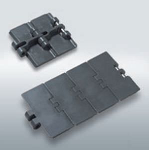 Steel conveyor chain - 820 series - REGINA - slatted / for the glass industry / canning industry