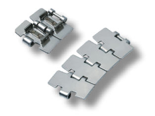 Steel conveyor chain - 981 series - REGINA - slatted / for the glass industry / canning industry