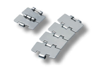 Steel conveyor chain - HD 981M series - REGINA - slatted / for the glass industry / canning industry