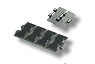 Rubber conveyor chain - G 915 series - REGINA - slatted / for the glass industry / canning industry