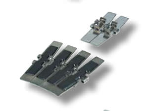 Rubber conveyor chain - G 981 series - REGINA - slatted / for the glass industry / canning industry