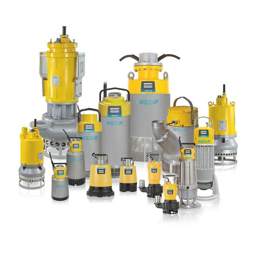 Compact pump - WEDA series - Atlas Copco Construction Tools - impeller / water / slurry