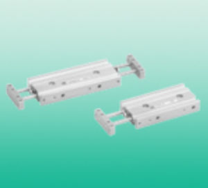 Pneumatic cylinder - STR2, UCA2 series - CKD - double-rod / double-acting