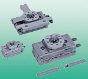 Horizontal rotary table - GRC series - CKD - for turning / rack-and-pinion