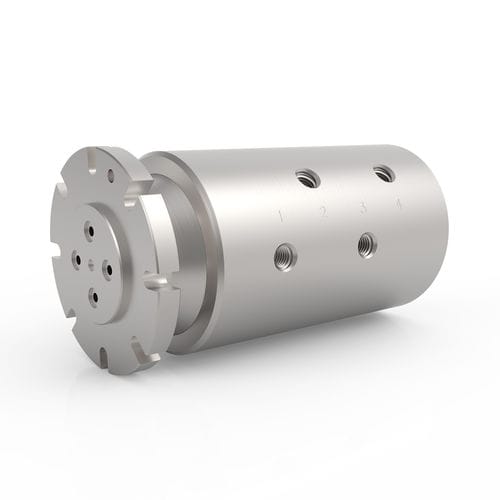 Water rotary union - HPS - DSTI - Dynamic Sealing Technologies - for oil / 4-passage / hydraulic