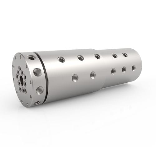Water rotary union - GPS 10 - DSTI - Dynamic Sealing Technologies - for oil / for vacuum / for chemicals