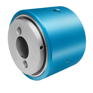 Gas rotary union - QB-1060402 - DSTI - Dynamic Sealing Technologies - 2-passage / for rotary tables / aluminium
