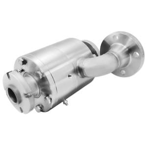 Chemical rotary joint - TF-10302 - DSTI - Dynamic Sealing Technologies - 2-passage / for medical applications / stainless steel