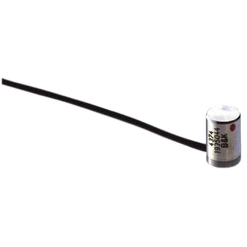 Piezoelectric accelerometer - 4374 - Brüel & Kjaer - 1-axis / miniature / high-frequency