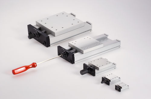 Crossed roller linear guide - SVAN series - Föhrenbach GmbH, Positionier-Systeme - aluminum / compact / dovetail
