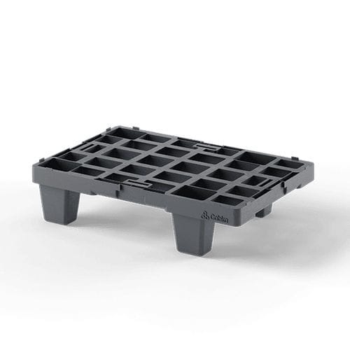 Plastic quarter-size pallet - Nest D1 (OD-4F)  - Cabka - ISO / handling / transport