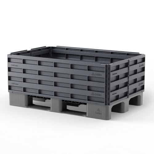 Foldable pallet collar - CabFrame 1208 - Cabka - plastic / space saving