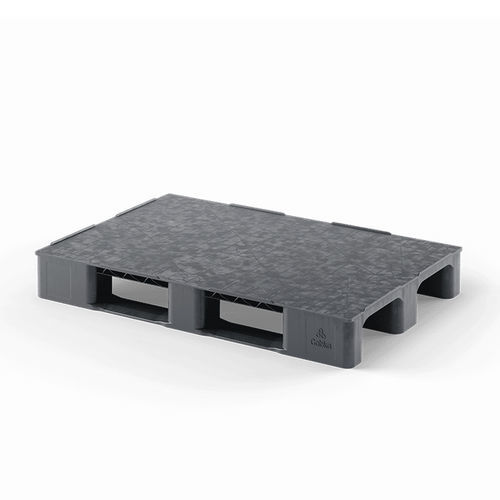 Recycled plastic pallet - Eco E5.1 (CD-2R) - Cabka - Euro / transport / storage