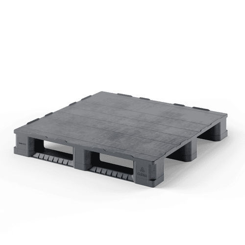 Recycled plastic pallet - Endur C7.2 (CD-3R) - Cabka - ISO / transport / storage