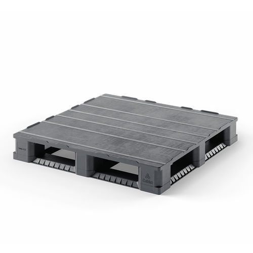 Recycled plastic pallet - Endur C7.2 (CD-6R) - Cabka - ISO / transport / storage