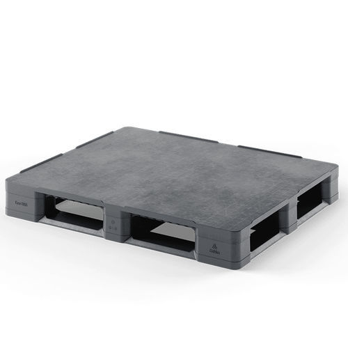 Recycled plastic pallet - Eco US5 (CD-6R) - Cabka - ISO / transport / storage