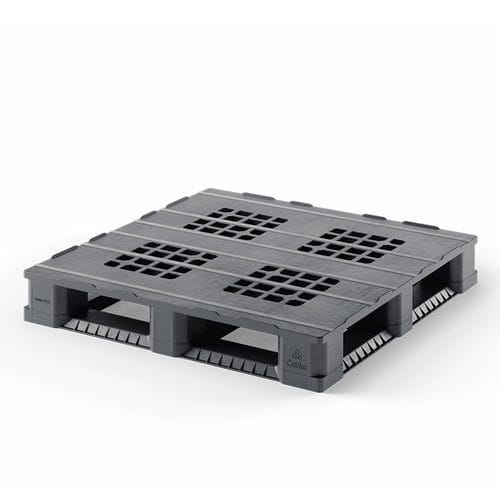Recycled plastic pallet - Endur C7.2 (OD-6R) - Cabka - ISO / transport / storage