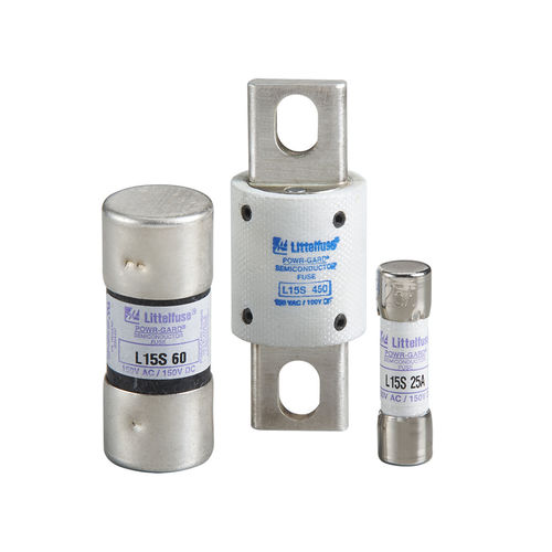 Cylindrical fuse - L15S series - Littelfuse - fast-acting / current-limiting / for semiconductors