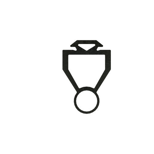 Rubber profile - OSE-P 25 33 00 - FRABA VITECTOR - C / sealing / for safety edges