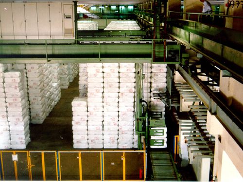 Stacked automatic warehouse - AUTEFA SOLUTIONS
