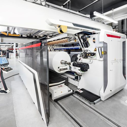 Film winder - FILMATIC II N - W&H Group - automatic / for extrusion lines / process