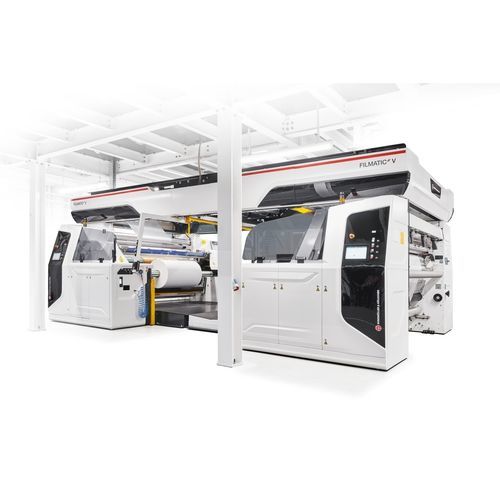 Film winder - FILMATIC II V - W&H Group - automatic / for extrusion lines