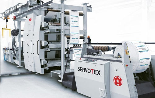 Paper printing machine - SERVOTEX - W&H Group - for plastic film / 4-color / 6-color