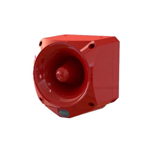 Alarm sounder with LED beacon - Nexus Pulse Wall series - Moflash Signalling - with flashing beacon / electronic / IP66