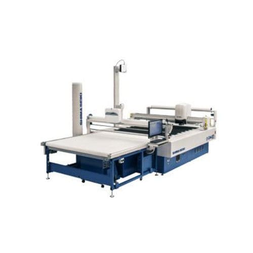 Knife cutting machine - P-CAM series - SHIMA SEIKI - for fabrics / for carbon fiber / sheet