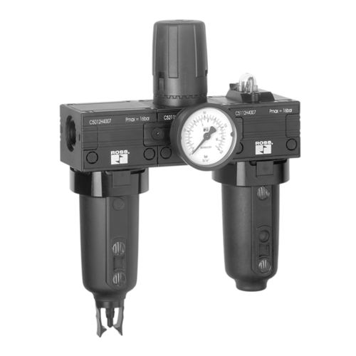 Air filter-regulator-lubricator - 425F - ROSS  EUROPA - compressed air / modular