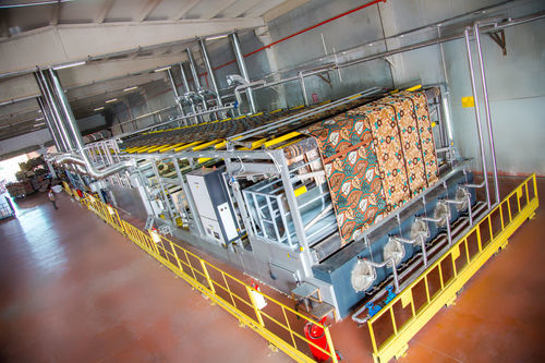 Adhesive coating and laminating machine - Vandewiele - for textiles