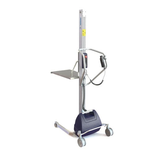Battery-powered lifting device - PRO80 - TAWI - with tray / for containers