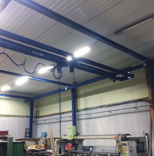 Double-girder overhead travelling crane - TAWI - with hoist / aluminum / steel profile