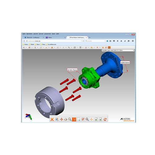 Viewer software - 3DViewStation WebViewer - ACHELON SOFTWARE HOUSE SRL - CAD / PLM / 3D