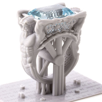 Polymer 3D printing resin - PlasGRAY - ASIGA - gray / industrial