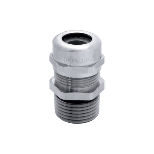 Nickel-plated brass cable gland - SKINTOP® MS NPT series - U.I. Lapp GmbH - IP68 / threaded / strain relief