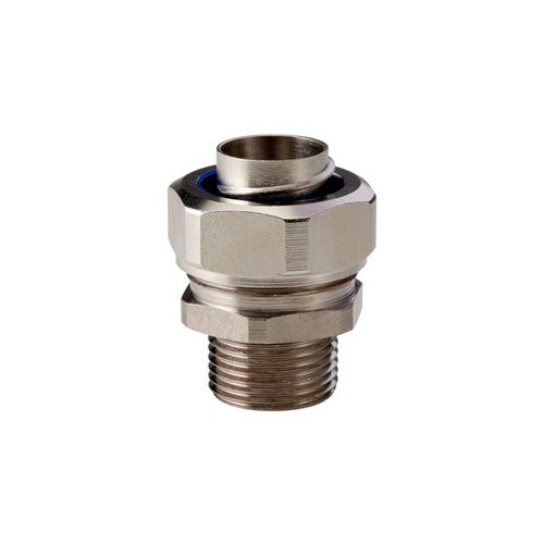 Hydraulic fitting - SILVYN® LCG-M series - U.I. Lapp GmbH - screw-in / nickel-plated brass / IP65