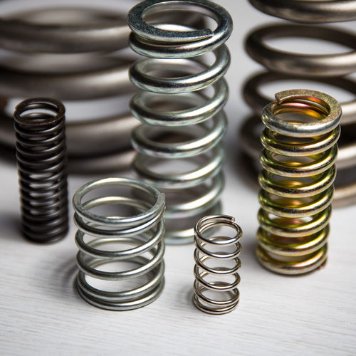 Compression spring - MOLLIFICIO MAZZONI SRL - flat wire / cylindrical / conical
