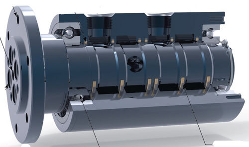 Air rotary union - RU017 - Rotary Systems, Inc. - for vacuum / 4-passage / hydraulic