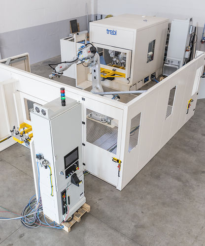 Cutting deburring machine - RTS  - Trebi di Bianchi Nadia - aluminum parts / robotic / portable
