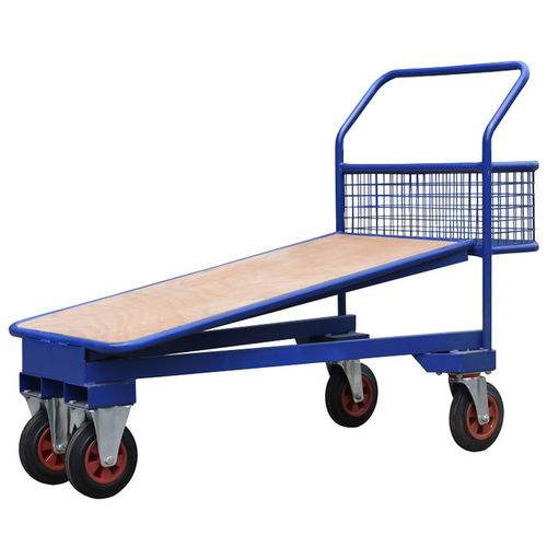 Transport trolley - HI-TC-106-B - Handle-iT Ltd - steel / platform / for storage containers