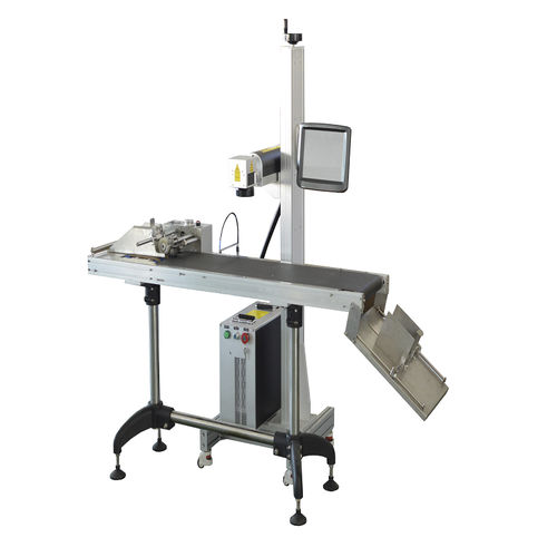 Fiber laser marking machine - SW-FLM-F  series - Shenzhen Superwave Laser Technology Co.,Ltd - continuous / air-cooled / with conveyor