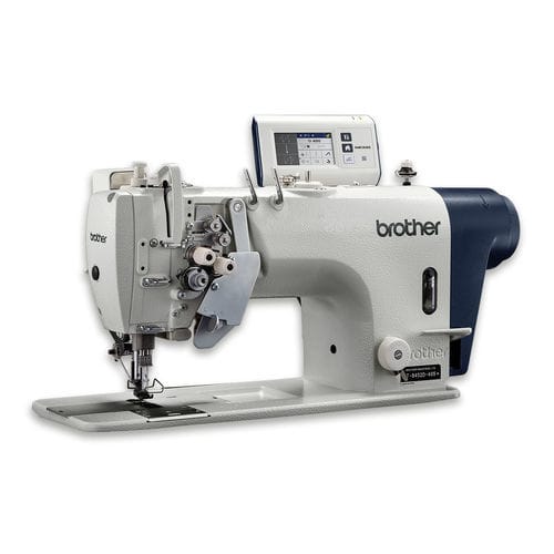 Lockstitch sewing machine - T-8452D - Brother - twin-needle / single-thread / fabric