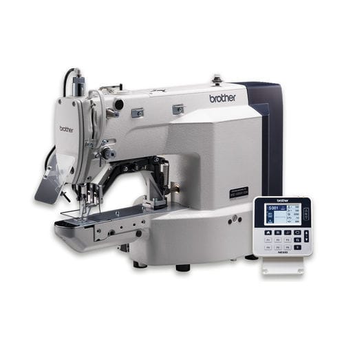 Bartack sewing machine - KE-430DP - Brother - lockstitch / single-needle / single-thread