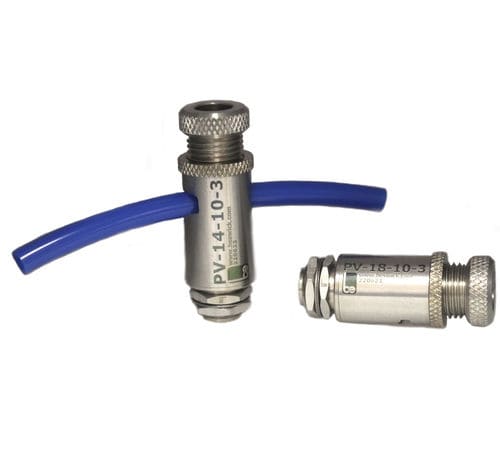 Pinch valve - PV-.-10-3. - Beswick Engineering Co, Inc. - pneumatic / for control / threaded