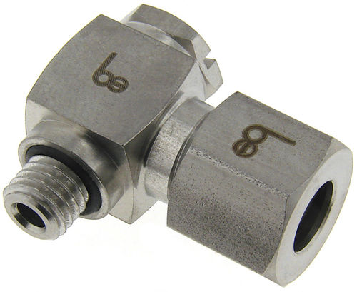 Hydraulic fitting - MCBL-1414..-. - Beswick Engineering Co, Inc. - threaded / compression / elbow