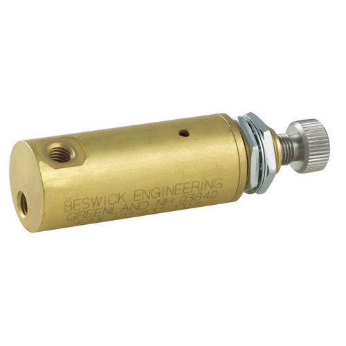 Piston back-pressure regulator - BPR-.N..-.. - Beswick Engineering Co, Inc. - for air / for compressed air / for gas